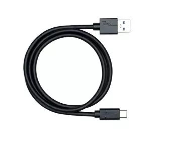 USB 3.1 C típusú kábel - 3.0 A dugó, 5Gbps, 2A töltés, fekete, 3.00m, polizsákos csomagolásban
